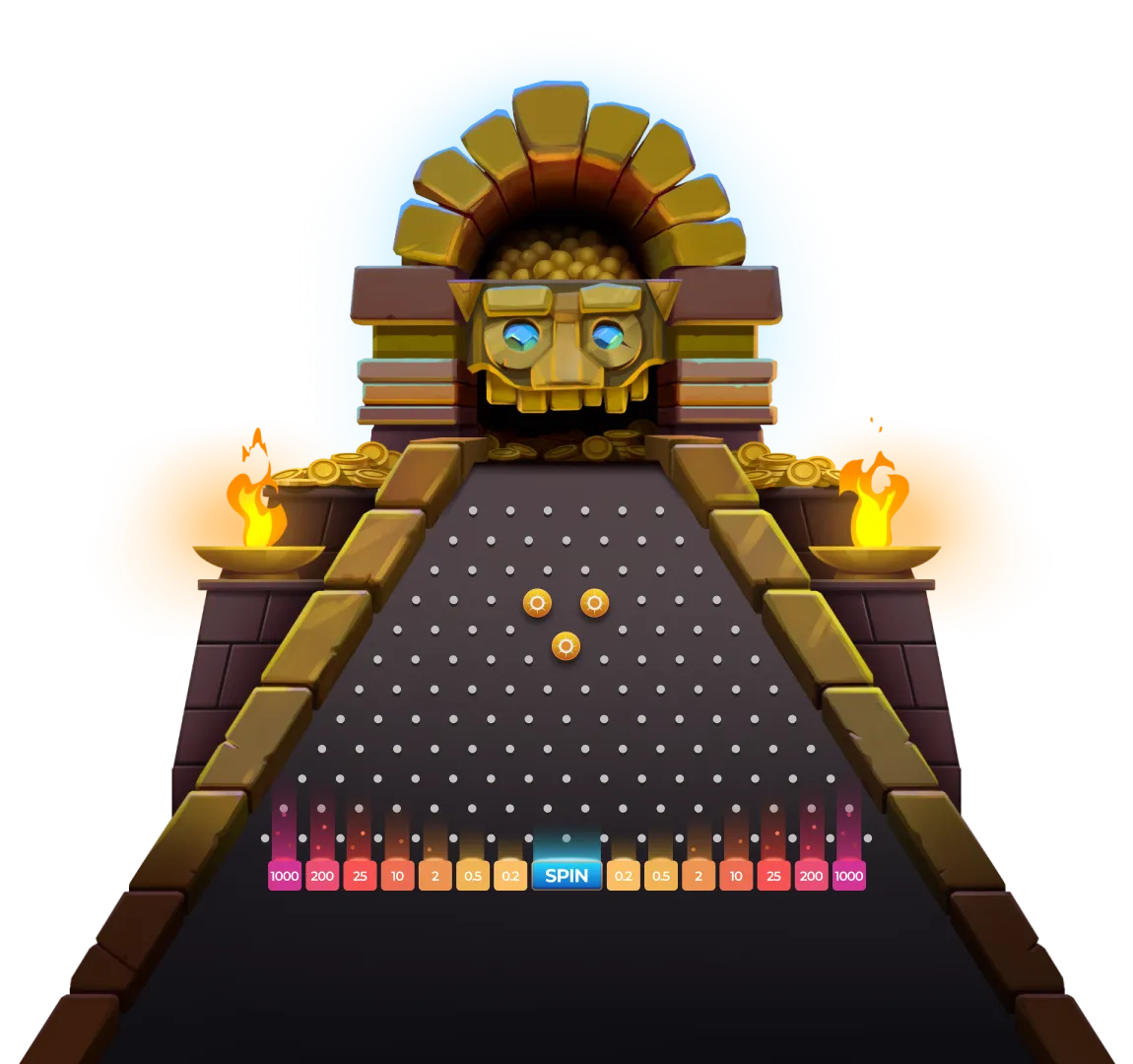 Plinko Aztec by inOut Games